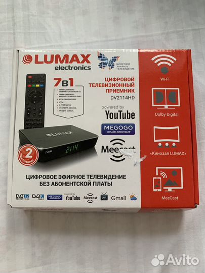 Цифровой телевизионный приемник lumax 7в1
