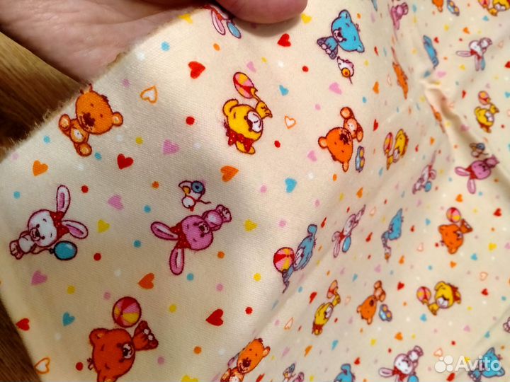 Отрез ткани фланель