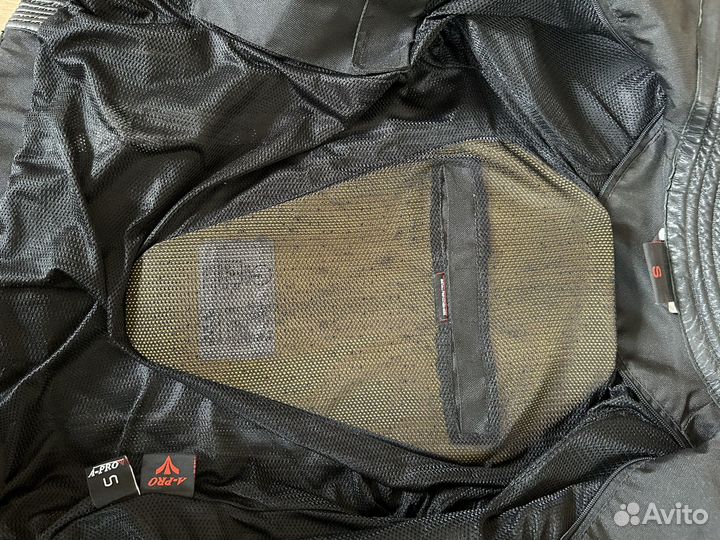 Кожаная мото куртка A-PRO женская S