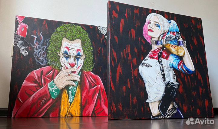 Картина Harley Quinn акрил