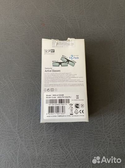 3d очки samsung 2 шт