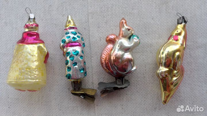 Ёлочные игрушки СССР