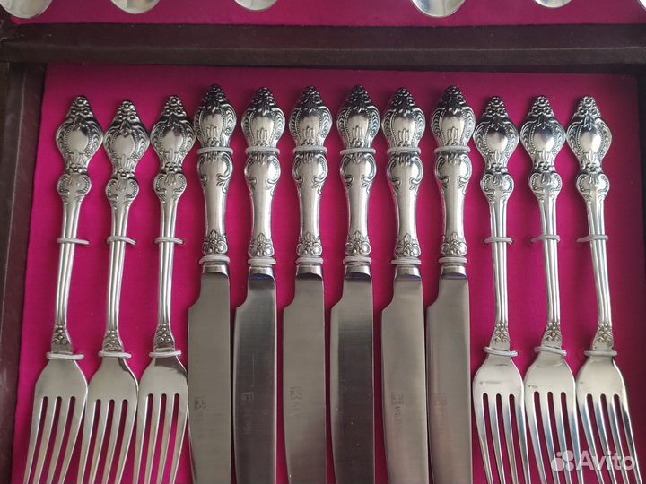 Набор столовых приборов мельхиор СССР