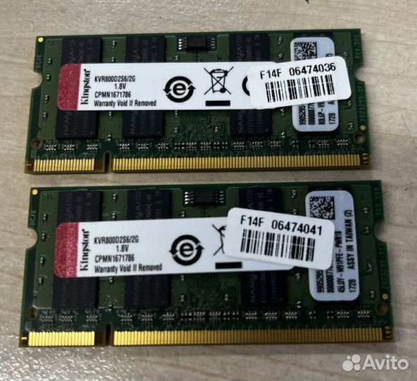 Оперативная память ddr2 2gb kingston sodimm