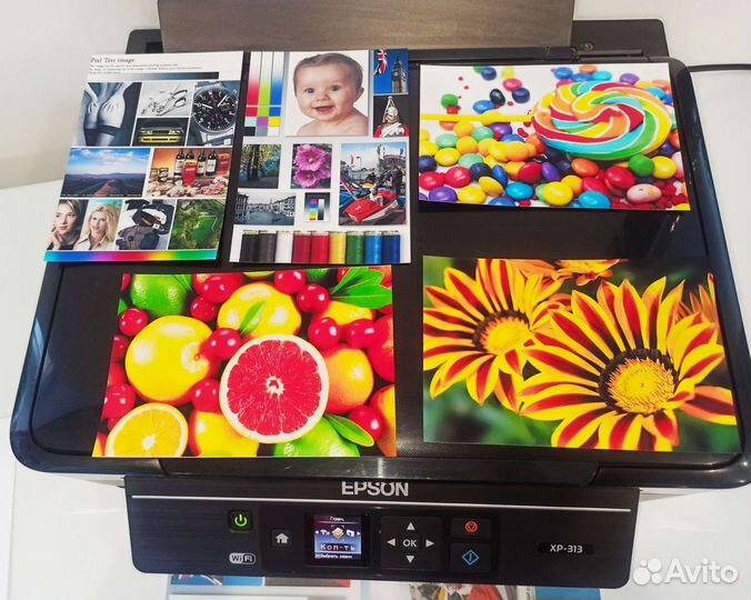Мфу Epson XP 313 с WiFi и пзк