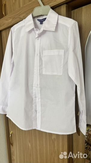 Белая рубашка для мальчика 122