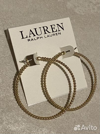 Новын серьги Ralph Lauren оригинал