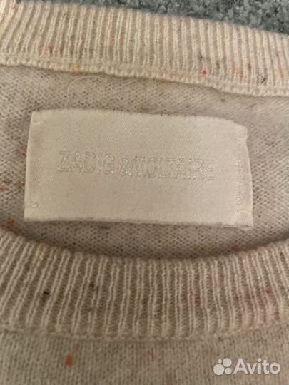 Кашемировый свитер Zadig& Voltaire Франция