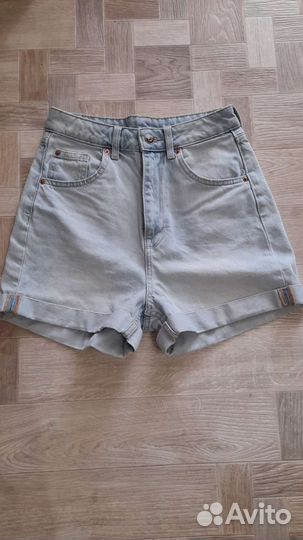 Джинсовый шорты H&M 42