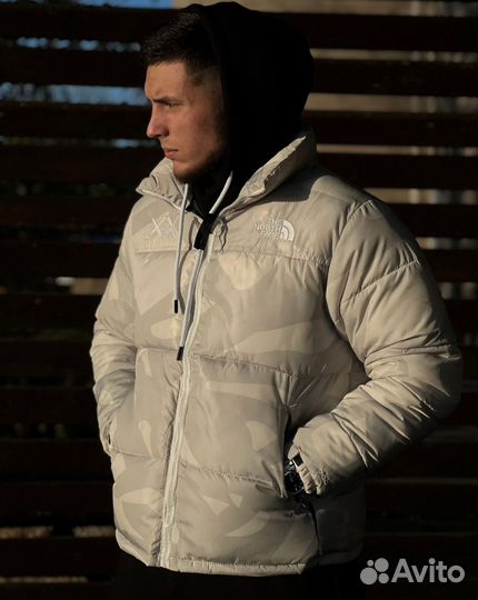 Куртка the north face 700 kaws