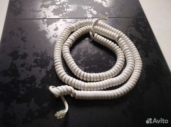 Кабель телефонный витой RJ-11 (RJ-9) от 130 см