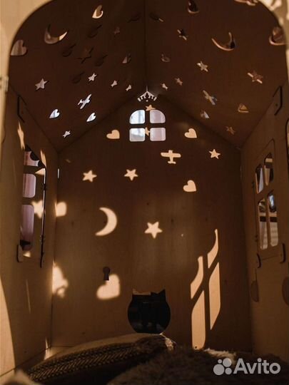 Детский игровой домик из фанеры