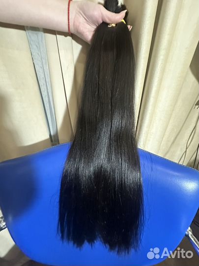 Продаю волос 65 см, темные
