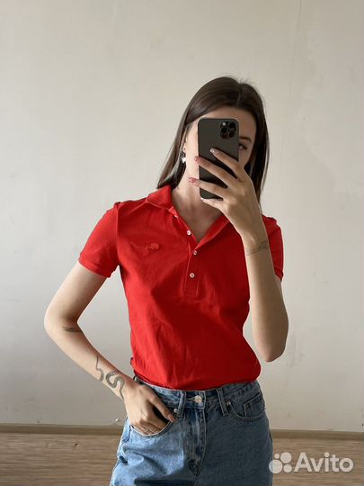 Lacoste polo женские