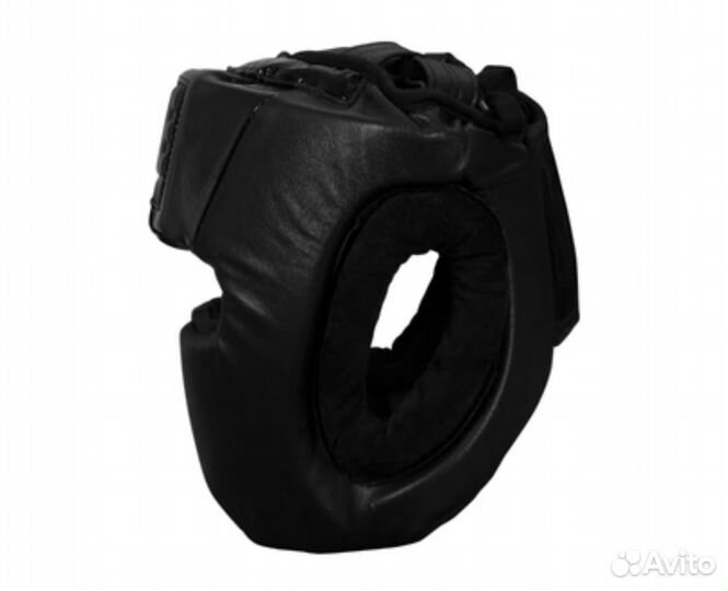 Боксерский шлем title Black