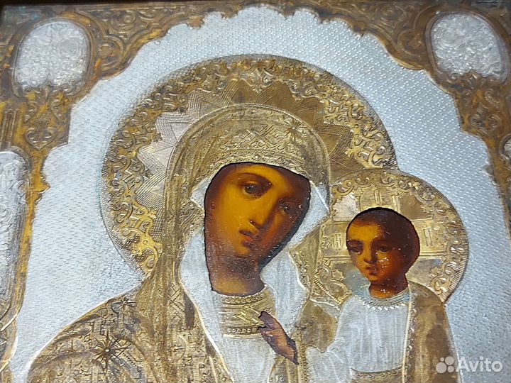 Старинные иконы икона Тихвинская Богородица XIX в