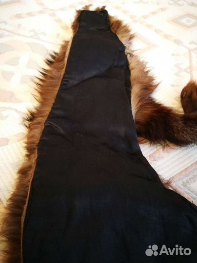 Воротник из чернобурой лисы