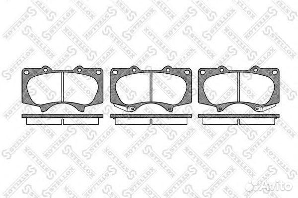 Колодки передние Toyota Land Cruiser J12 999000SX