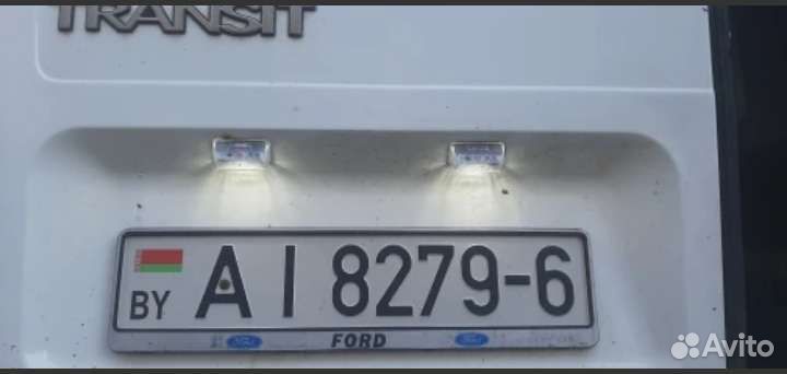 Подсветка номера Ford transit
