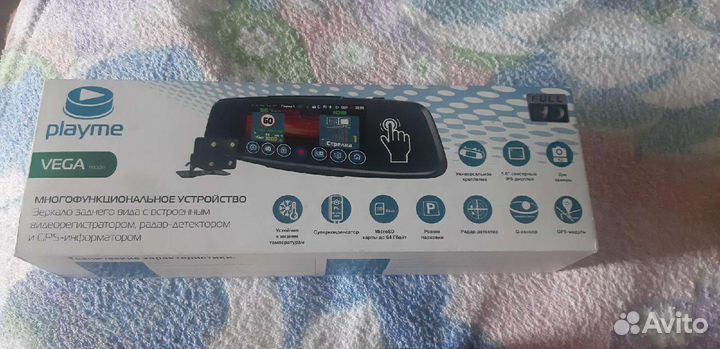 Зеркало заднего вида с видео регистратором