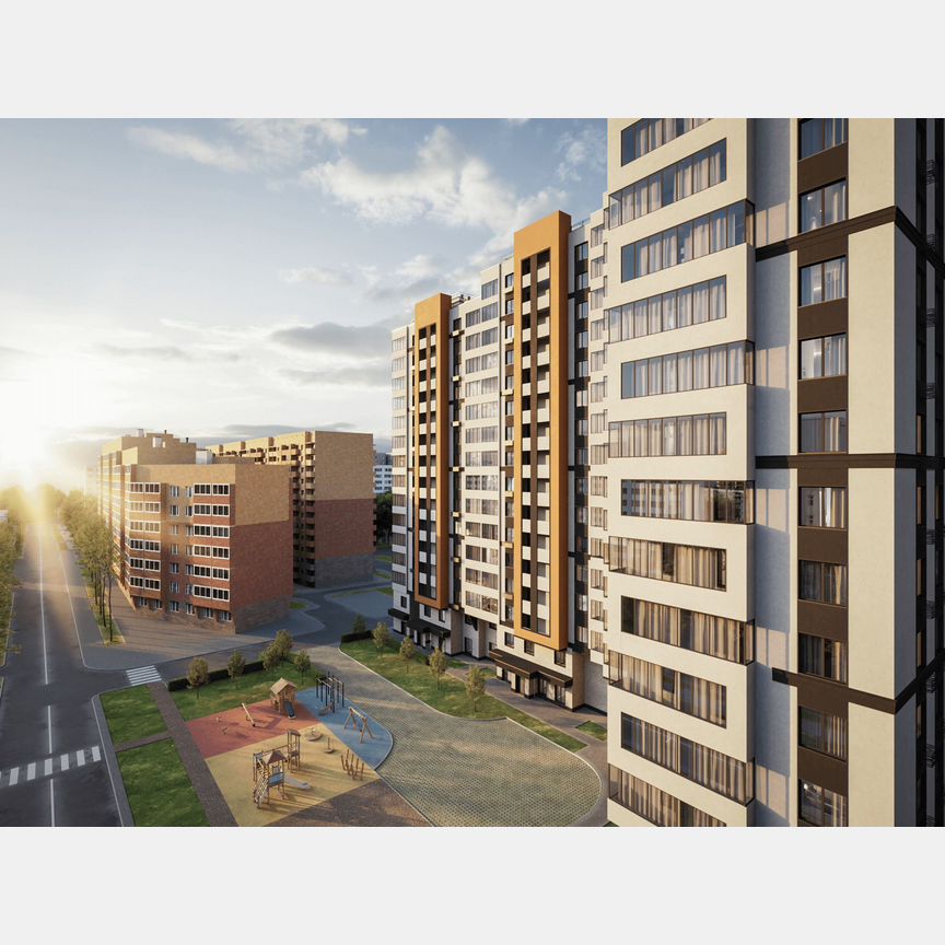 2-к. квартира, 64,3 м², 11/17 эт.