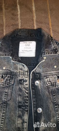 Джинсовая куртка для девочки 110