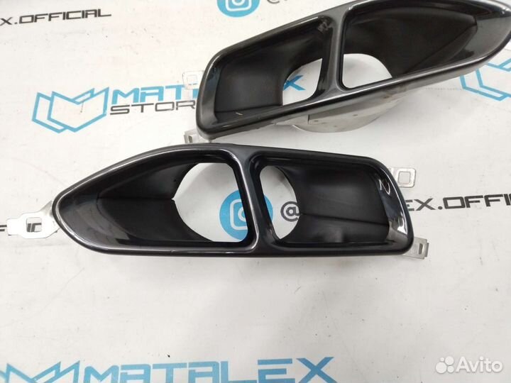 Насадки BMW G11 760 style чёрные