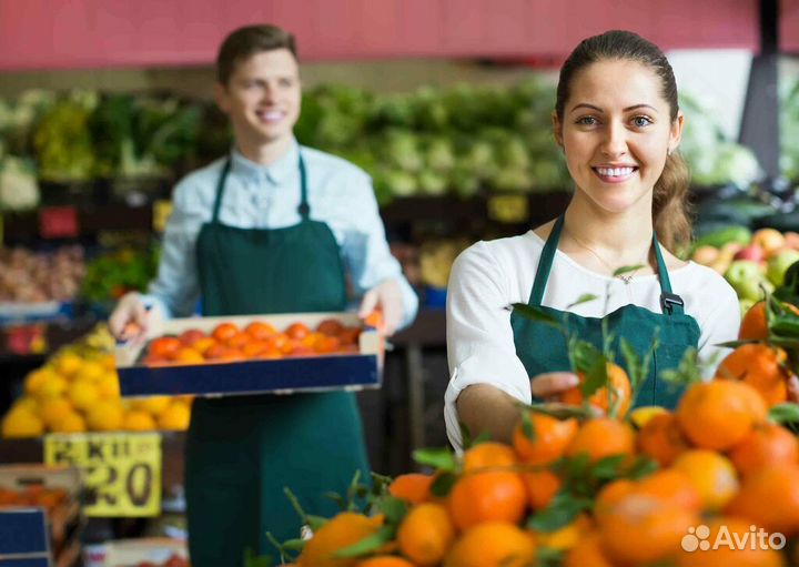 Работник торгового зала/еженедельные выплаты