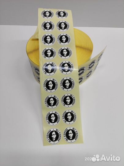 Печать наклеек, этикеток, стикеров