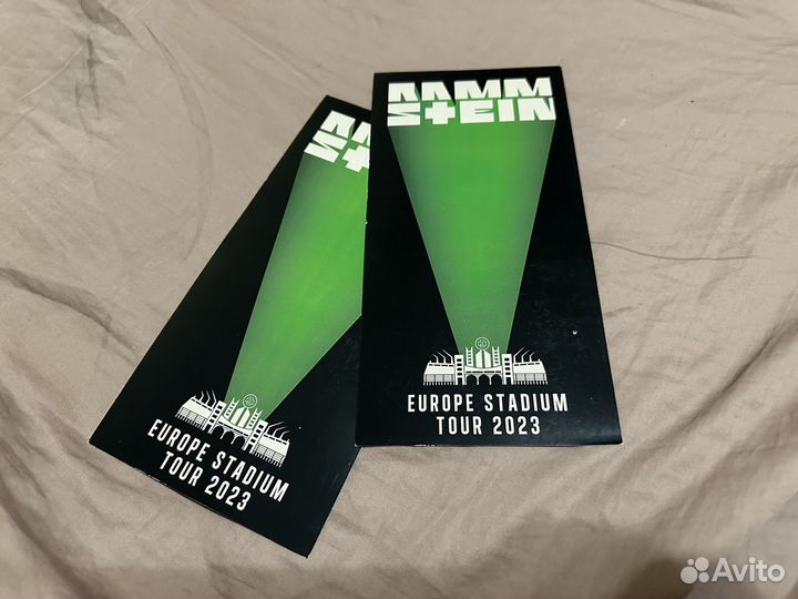Билеты Rammstein 2023
