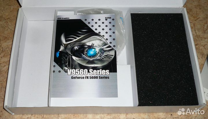 Коробка ретро от видеокарты Asus V9560 FX5600 и др