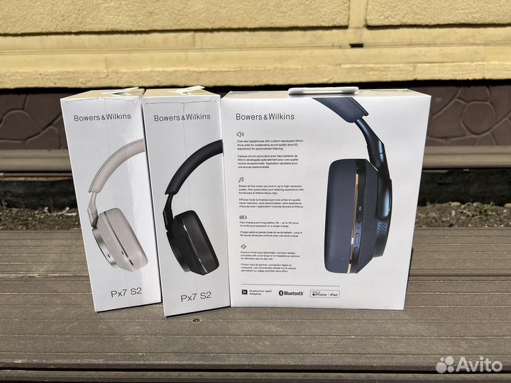 Bowers & Wilkins PX7 S2 Silver / Blue / Black