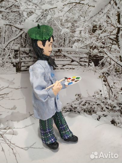 Ватные елочные игрушки