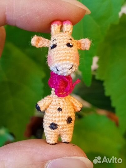 Амигуруми Жираф карманный