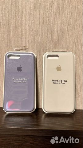 Новые чехлы оригинал iphone8 plus за два