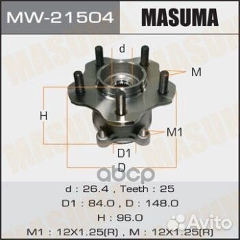 Ступица колеса nissan