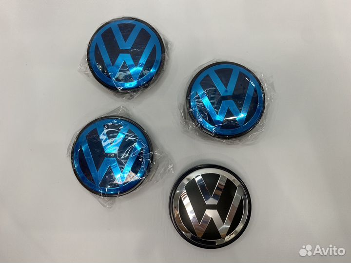 Колпачки заглушки на литые диски Volkswagen