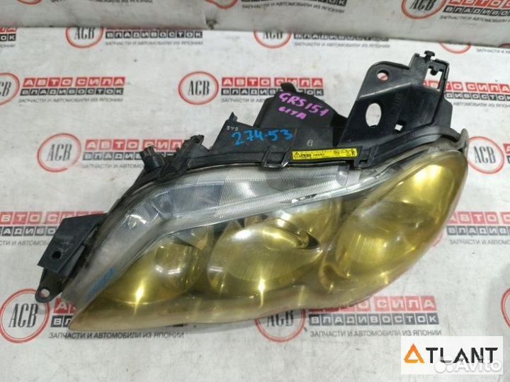 Фара левая toyota mark X