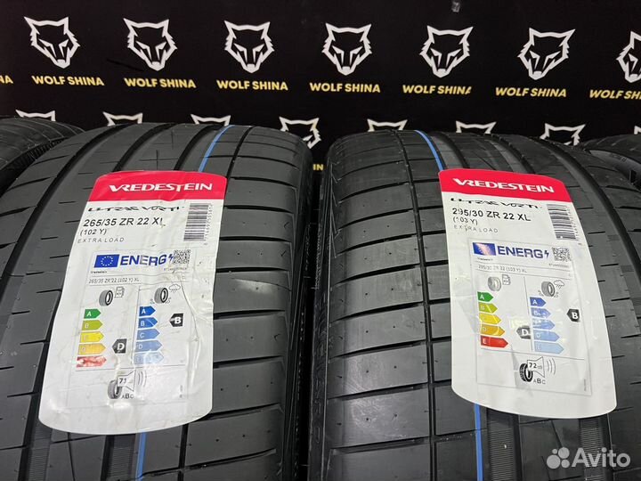 Vredestein Ultrac Vorti + 265/35 R22 и 295/30 R22 103Y