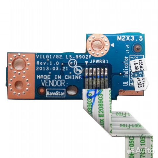 Плата кнопки включен. Lenovo G505s. Отп. в регионы