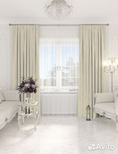 Шторы бархат комлект 2 шт