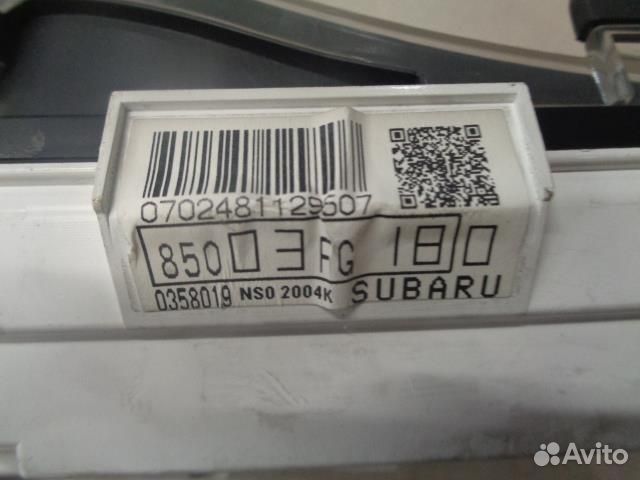 Панель приборов Subaru Impreza 2007-2011