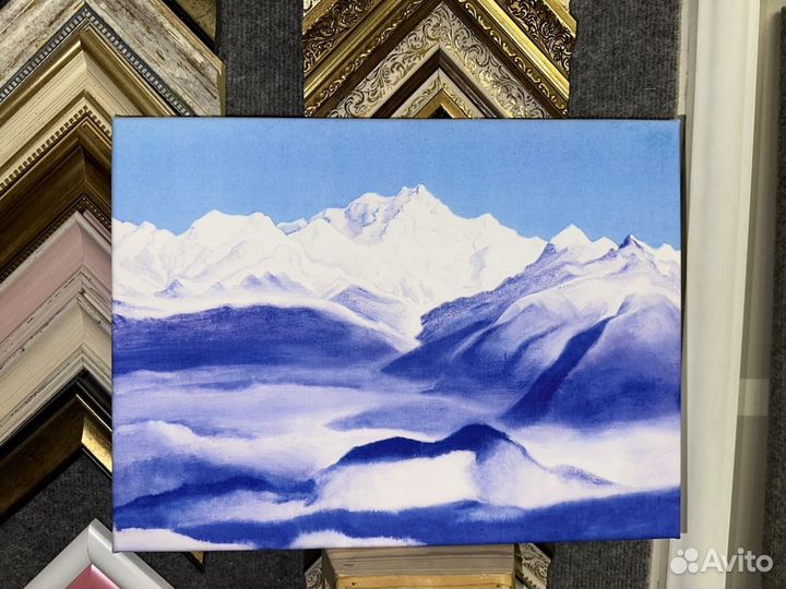 Картина Рерих Николай - Голубые Горы 30 на 40 см