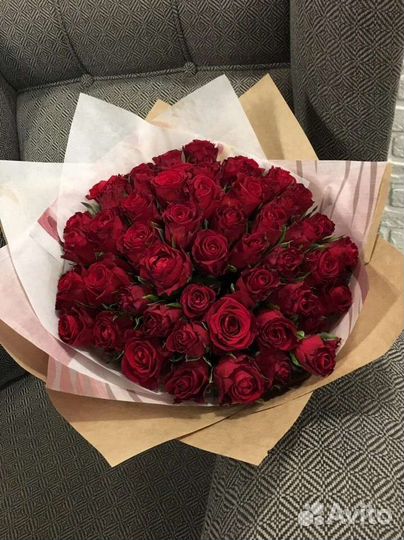 Цветы розы букет