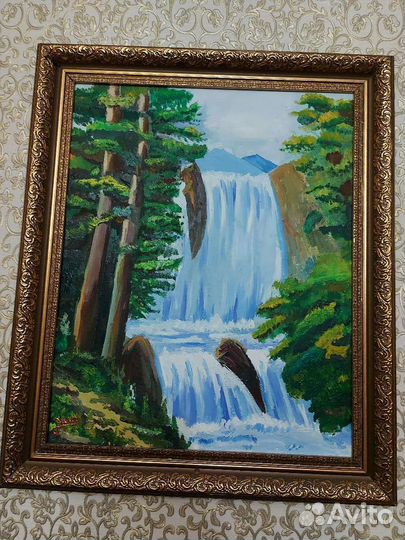 Картина маслом на холсте ручная работа в раме