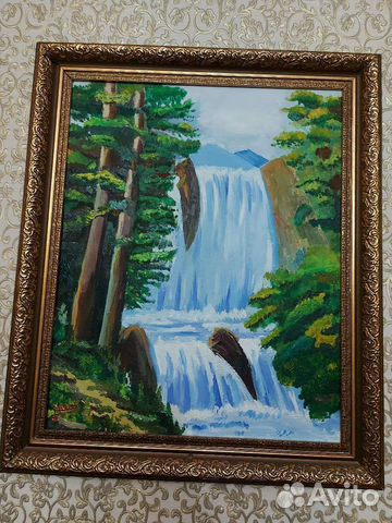 Картина маслом на холсте ручная работа в раме