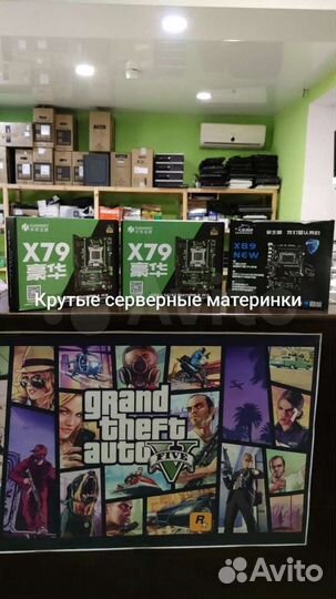 Материнская плата huanan x79 новая