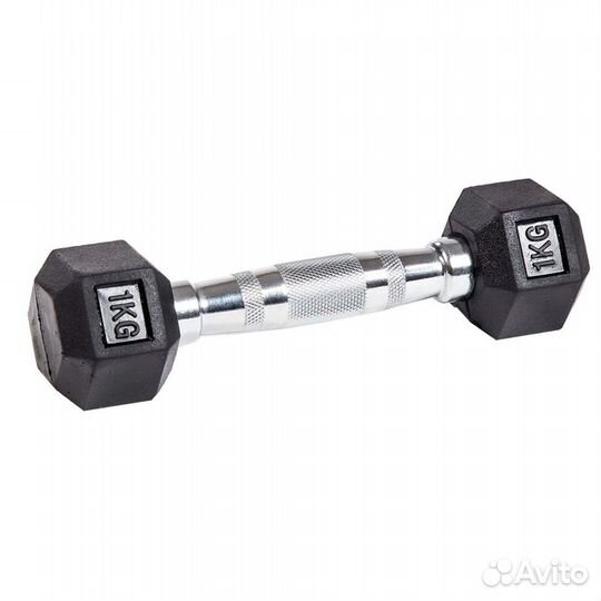 Гантели гексагональные от 1 до 70 кг