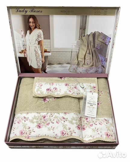 Полотенца lady roses.Размеры 70*140/50*100 / 30*50