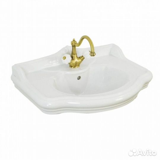 Раковина с консолью Migliore Bella 27778+20700 бронза